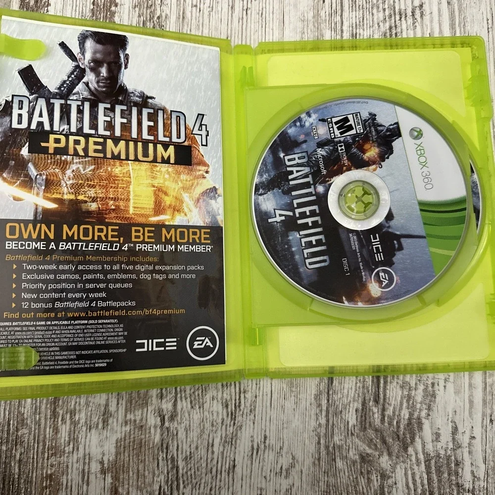 Battlefield 4 (Microsoft Xbox 360) Double Disc No Manual